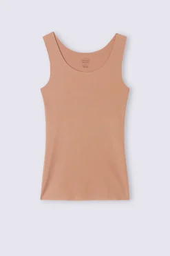 DÉbardeur à col rond en coton sans couture
