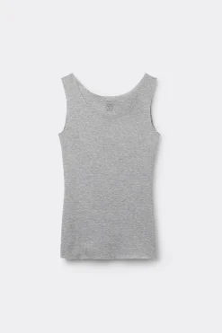 DÉbardeur à col rond en coton sans couture