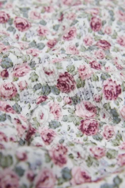 Haut de pyjama dÉbardeur en modal côtelÉ FLORAL ROMANCE