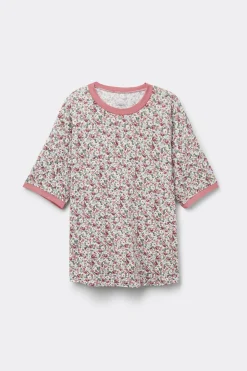 Haut de pyjama manches courtes FLORAL ROMANCE