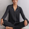 Haut de pyjama manches longues en modal