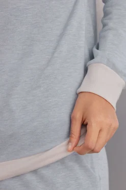 Haut de pyjama manches longues en modal avec laine COLD WINTER NIGHT
