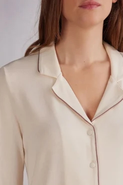 Haut de pyjama manches longues en modal