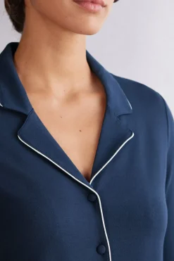 Haut de pyjama manches longues en modal