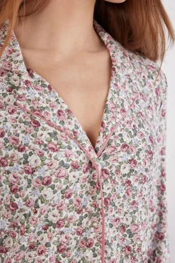 Haut de pyjama ouvert devant FLORAL ROMANCE