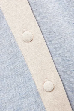 Haut de pyjama ouvert devant en modal avec laine COLD WINTER NIGHT
