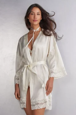 Kimono en Soie PRETTY FLOWERS
