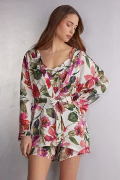 Kimono en viscose IMAGINARY JOURNEY
