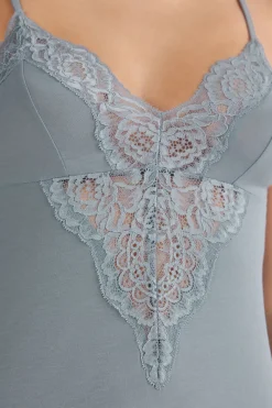 Nuisette en coton et dentelle EMBRACE SIMPLICITY