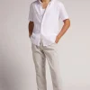Pantalon en lin et coton