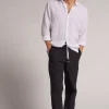 Pantalon en lin et coton