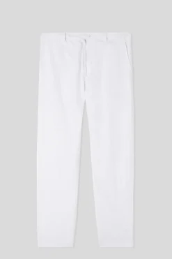 Pantalon en lin et coton