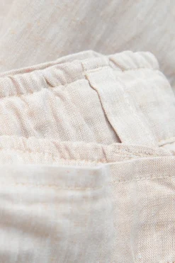 Pantalon en lin et coton