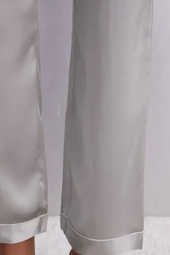 Pantalon en Satin de Soie