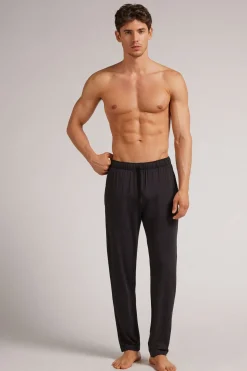 Pantalon en Soie et Modal