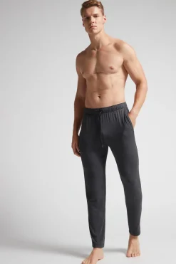 Pantalon en Soie et Modal