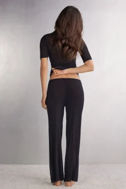 Pantalon long palazzo en Ultranatural with Cashmere