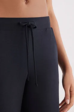 Pantalon long palazzo en modal