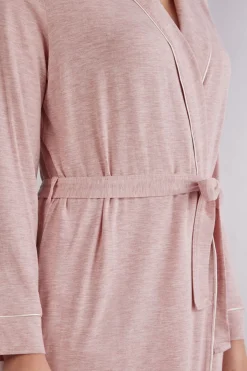 Peignoir en modal et dentelle