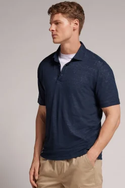 Polo manches courtes en lin