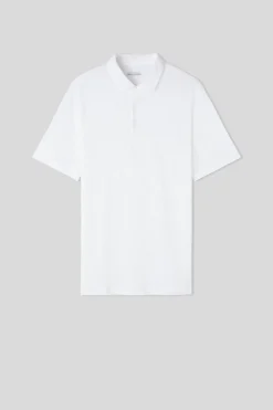 Polo manches courtes en lin