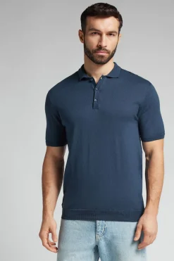 Polo manches courtes en maille de coton