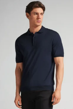Polo manches courtes en maille de coton