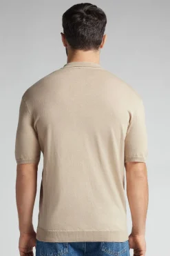 Polo manches courtes en maille de coton