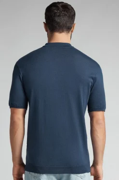 Polo manches courtes en maille de coton