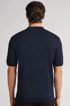Polo manches courtes en maille de coton