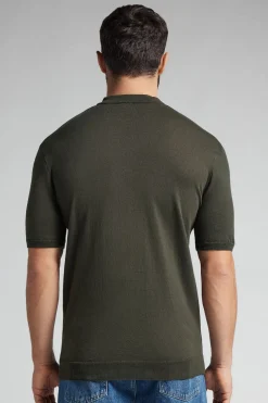 Polo manches courtes en maille de coton