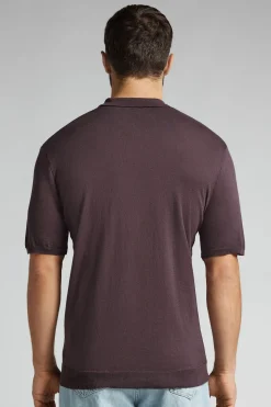 Polo manches courtes en maille de coton