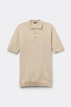 Polo manches courtes en maille de coton