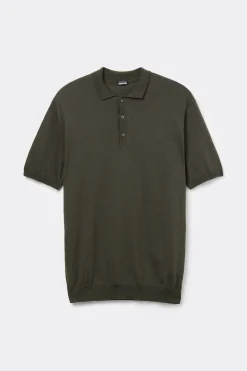 Polo manches courtes en maille de coton
