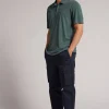 Polo manches courtes Washed Collection en coton flammÉ