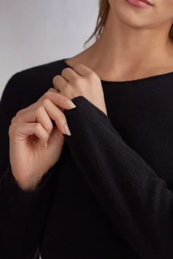 Pull en cachemire manches longues