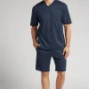 Pyjama Court en Coton Premium MercerisÉ