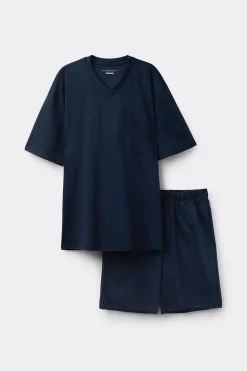 Pyjama Court en Coton Premium MercerisÉ