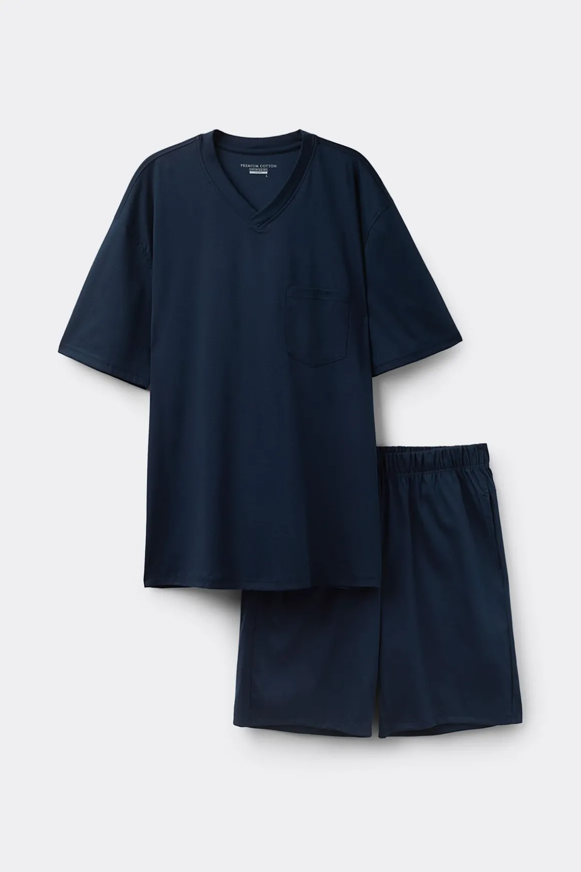 Pyjama Court en Coton Premium MercerisÉ