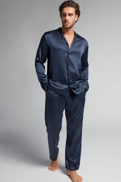 Pyjama Long en Soie avec LiserÉ
