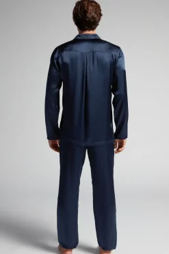 Pyjama Long en Soie avec LiserÉ