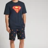 Set de pyjama court en coton DC Comics Superman