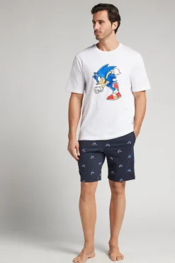 Set de pyjama court en coton imprimÉ Sonic