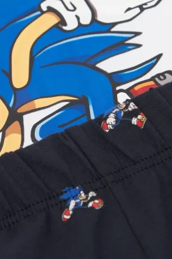 Set de pyjama court en coton imprimÉ Sonic