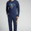Set de pyjama long en coton DC Comics Superman