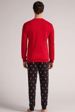 Set de pyjama long en coton avec logo Coca-Cola®