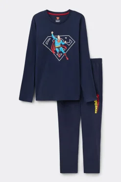 Set de pyjama long en coton DC Comics Superman