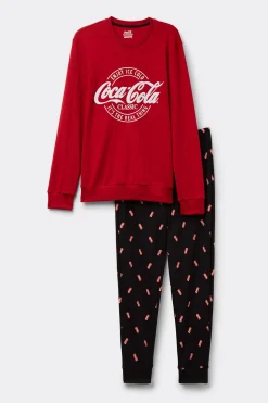 Set de pyjama long en coton avec logo Coca-Cola®