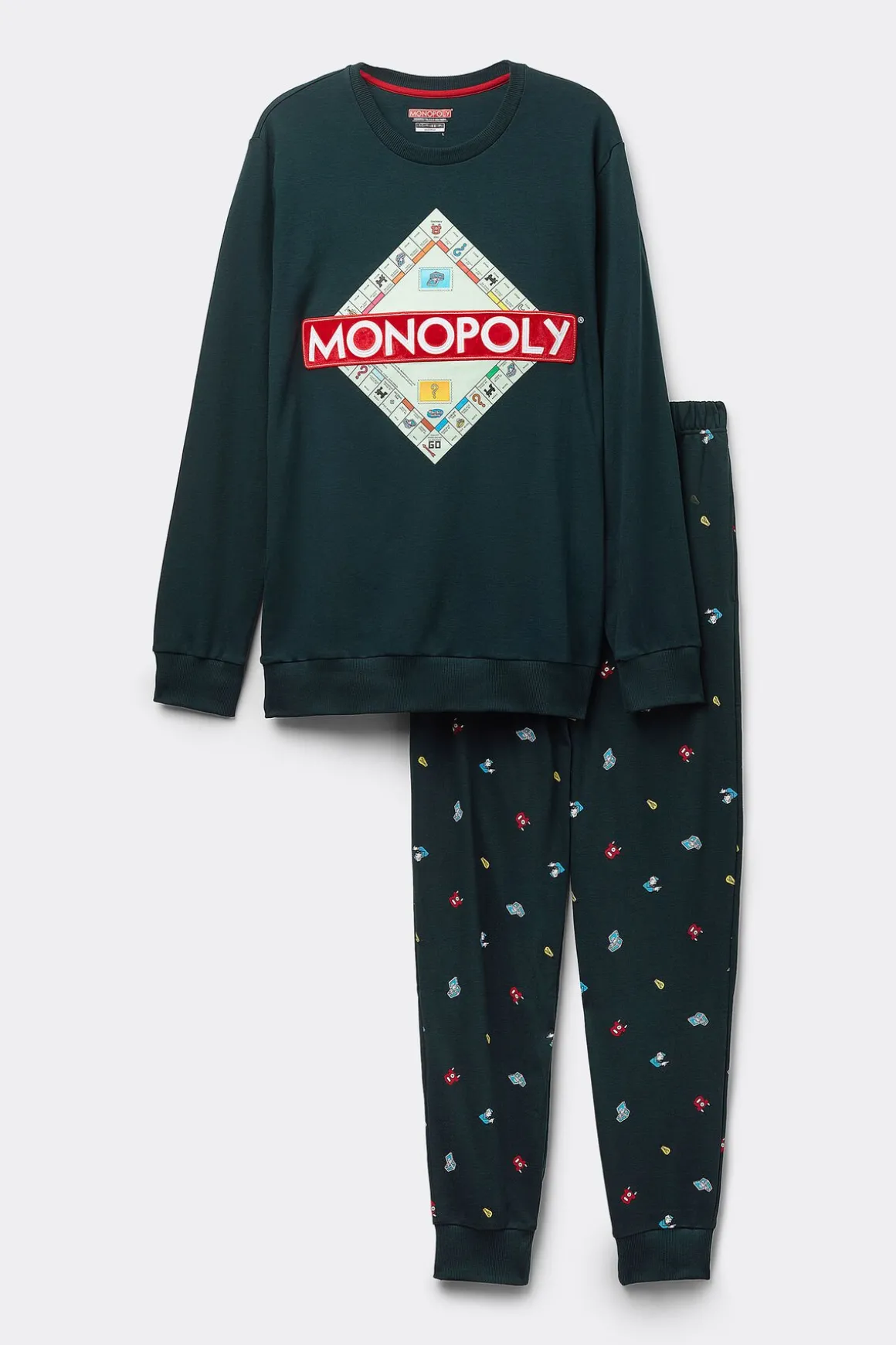 Set de pyjama long en coton Hasbro Monopoly