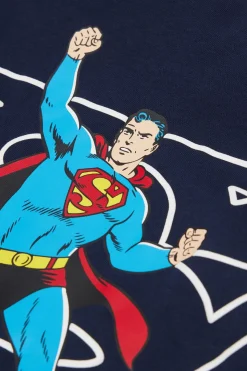 Set de pyjama long en coton DC Comics Superman